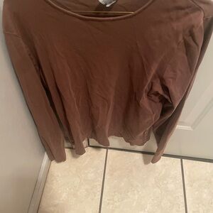 Old Navy Chocolate Long Sleeve Top